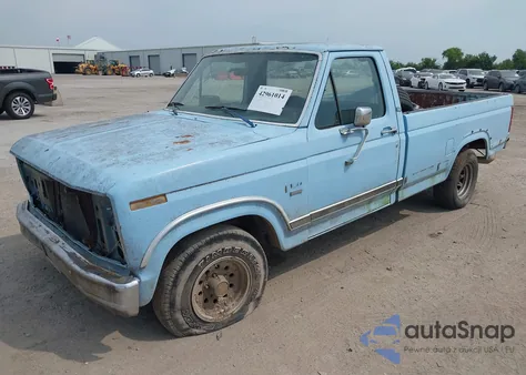 1986 Ford F150 из США, поврежденный, VIN 1FTCF15Y2GKB55891